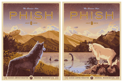 Phish Poster The Gorge 2013