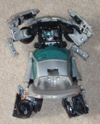 Transformers action figure. Almost a car!