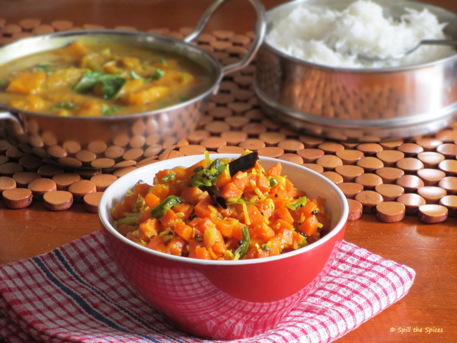 Carrot Thoran Carrot Stir Fry Spill the Spices