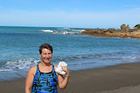 Swimming in the Cook Strait with Sashbear
