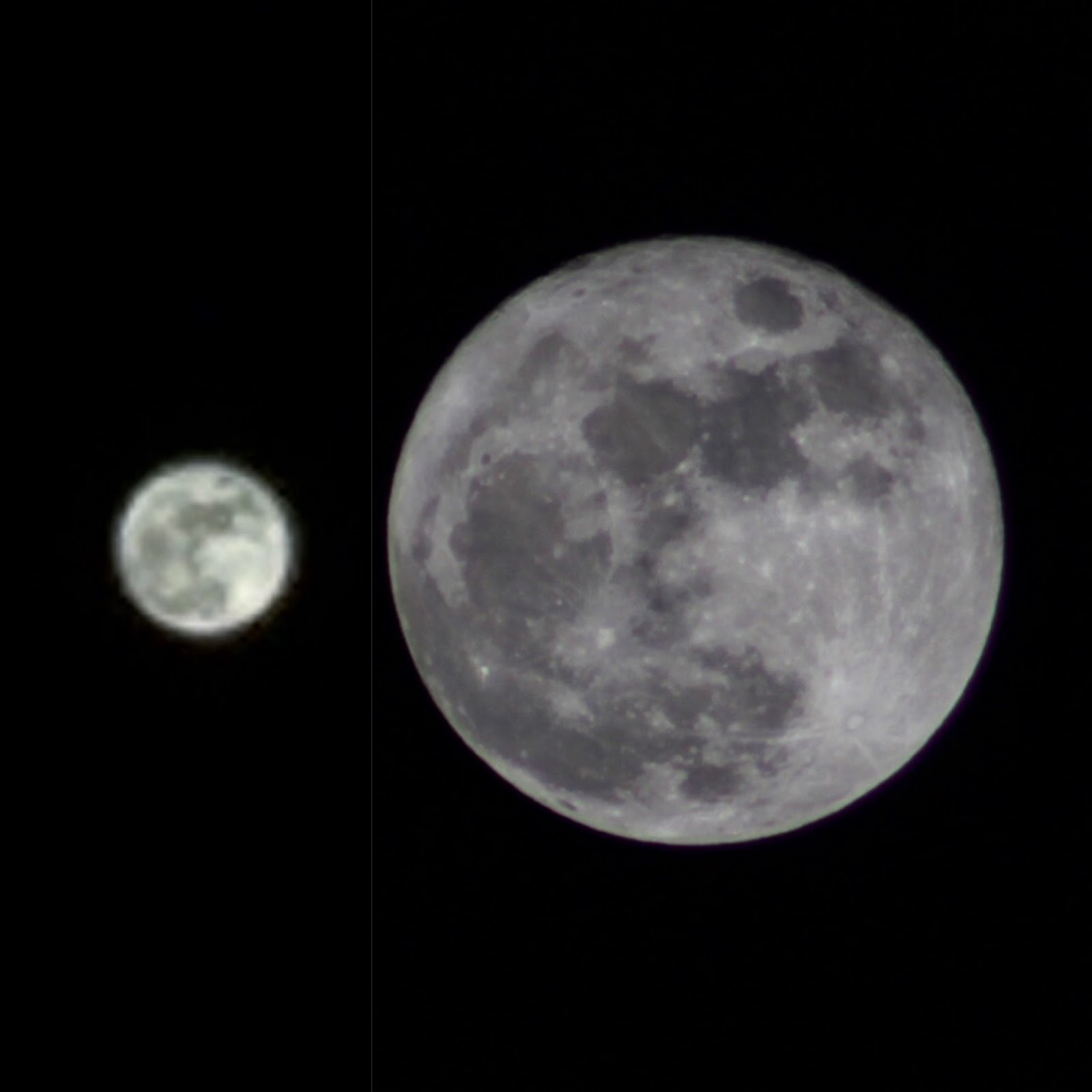 Christmas Full Moon with iPhone and DSLR Eyefi Wireless Card [Stellar
