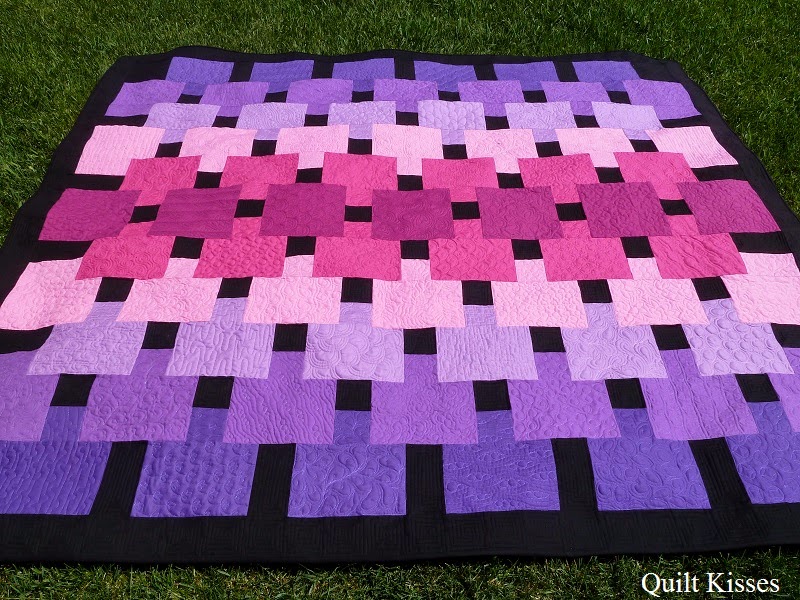 Quilt Kisses Floating A Finished Quilt