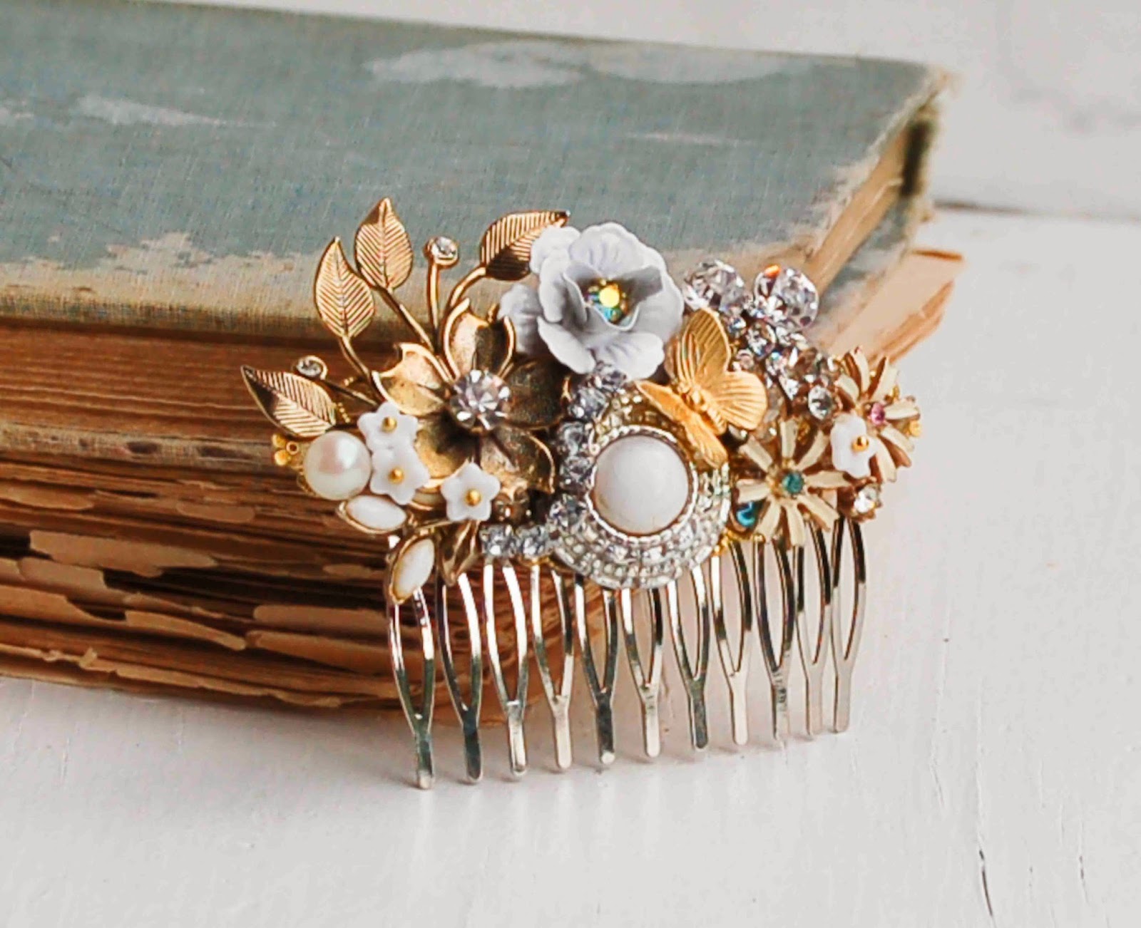 Blackbirds & Bumblebees Beautiful Bridal Hair Combs