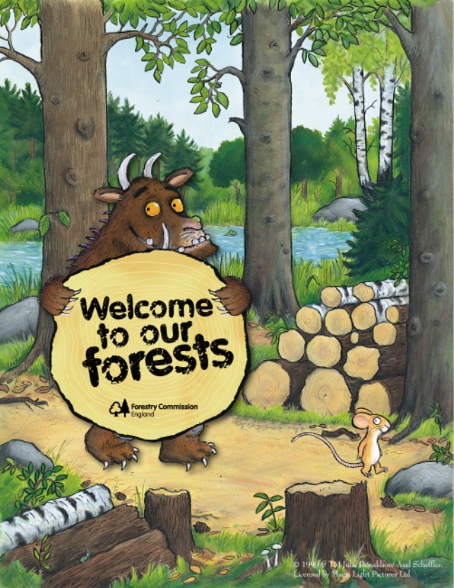The Forestry Commission Gruffalo Trail #WeLoveForests with Julia Donaldson Forestry Commission Gruffalo Trail #WeLoveForests Julia Donaldson