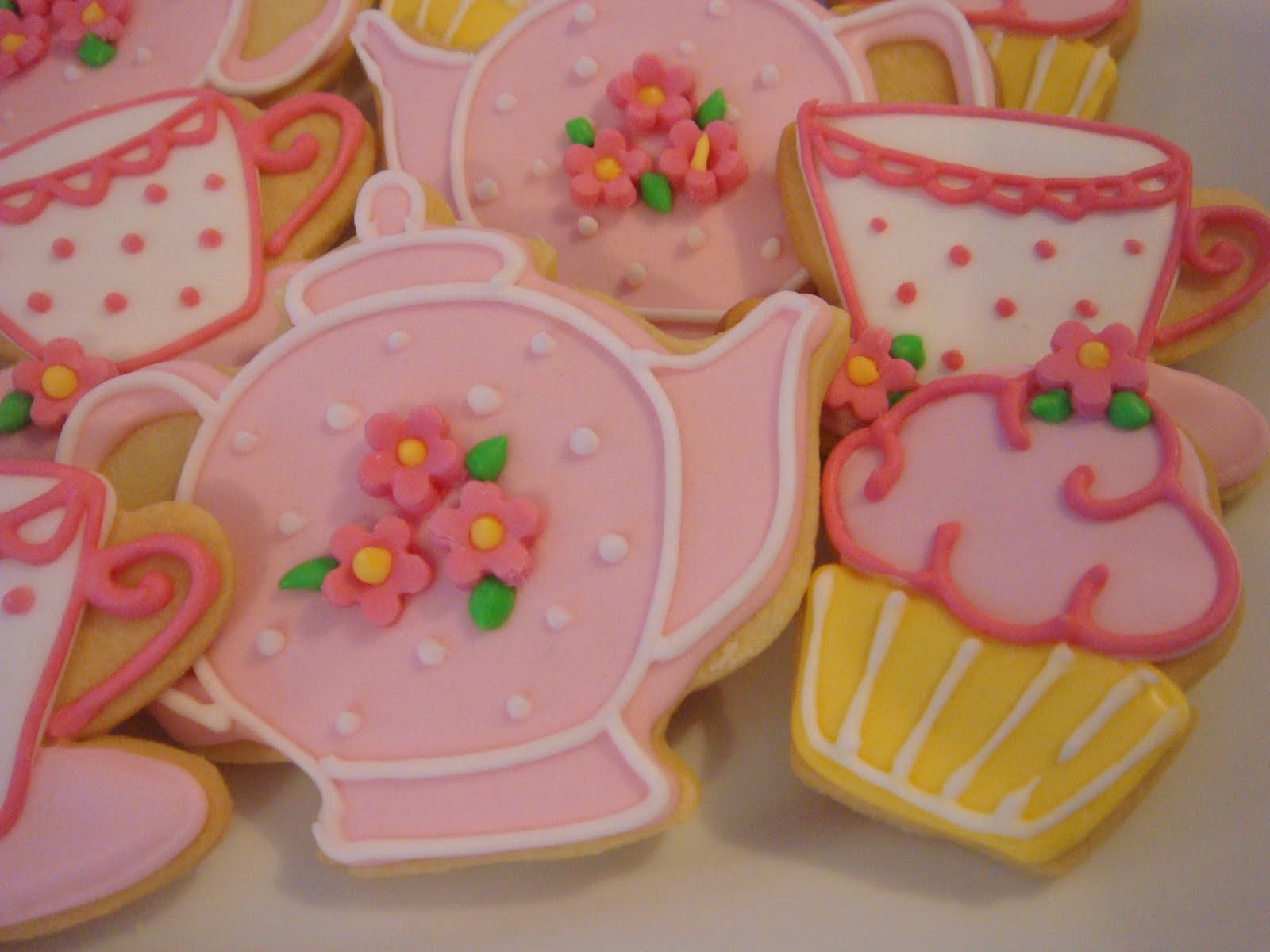 butter hearts sugar Teapot Cookies