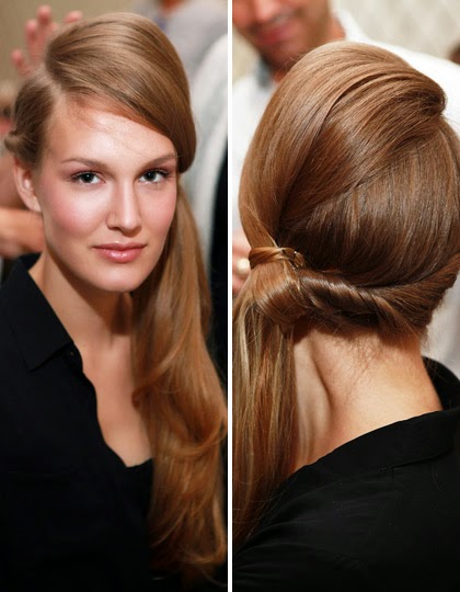 twisted ponytail hairstyle twisted ponytail