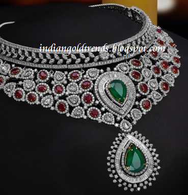 اطقم الماس مغربية Diamond+necklace