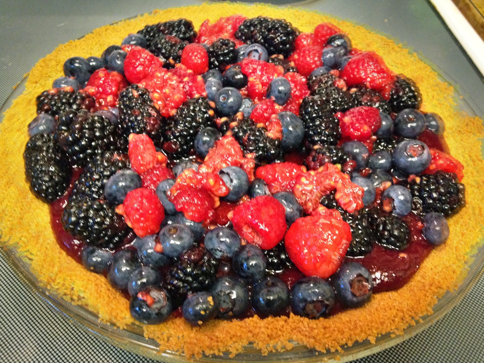 graham cracker crust fruit pie