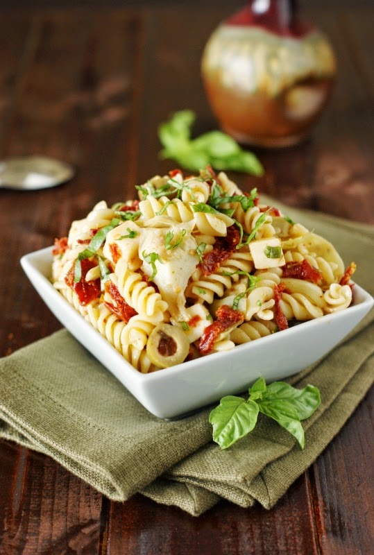 Sun Dried Tomato, Artichoke, & Fresh Basil Pasta Salad The Kitchen is