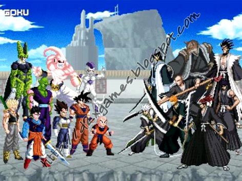 Dragon Ball Z vs Bleach MUGEN Free Download Games - Dragon Ball Z vs Bleach MUGEN