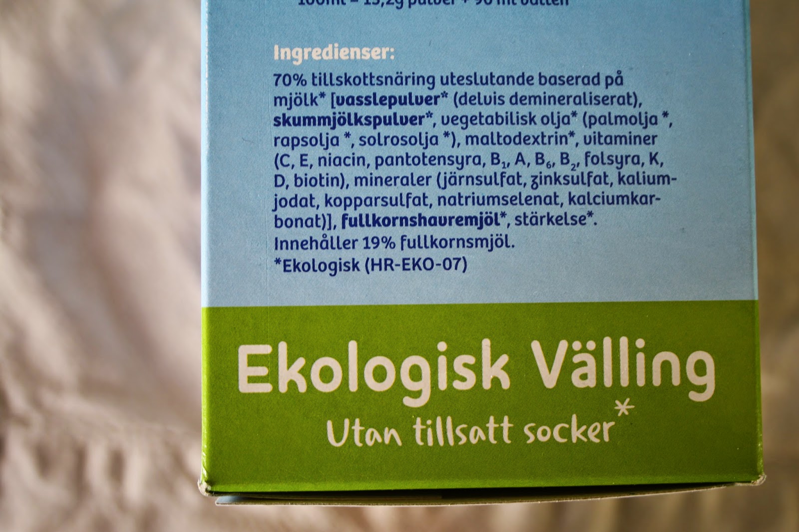 ekologisk välling ekologisk välling