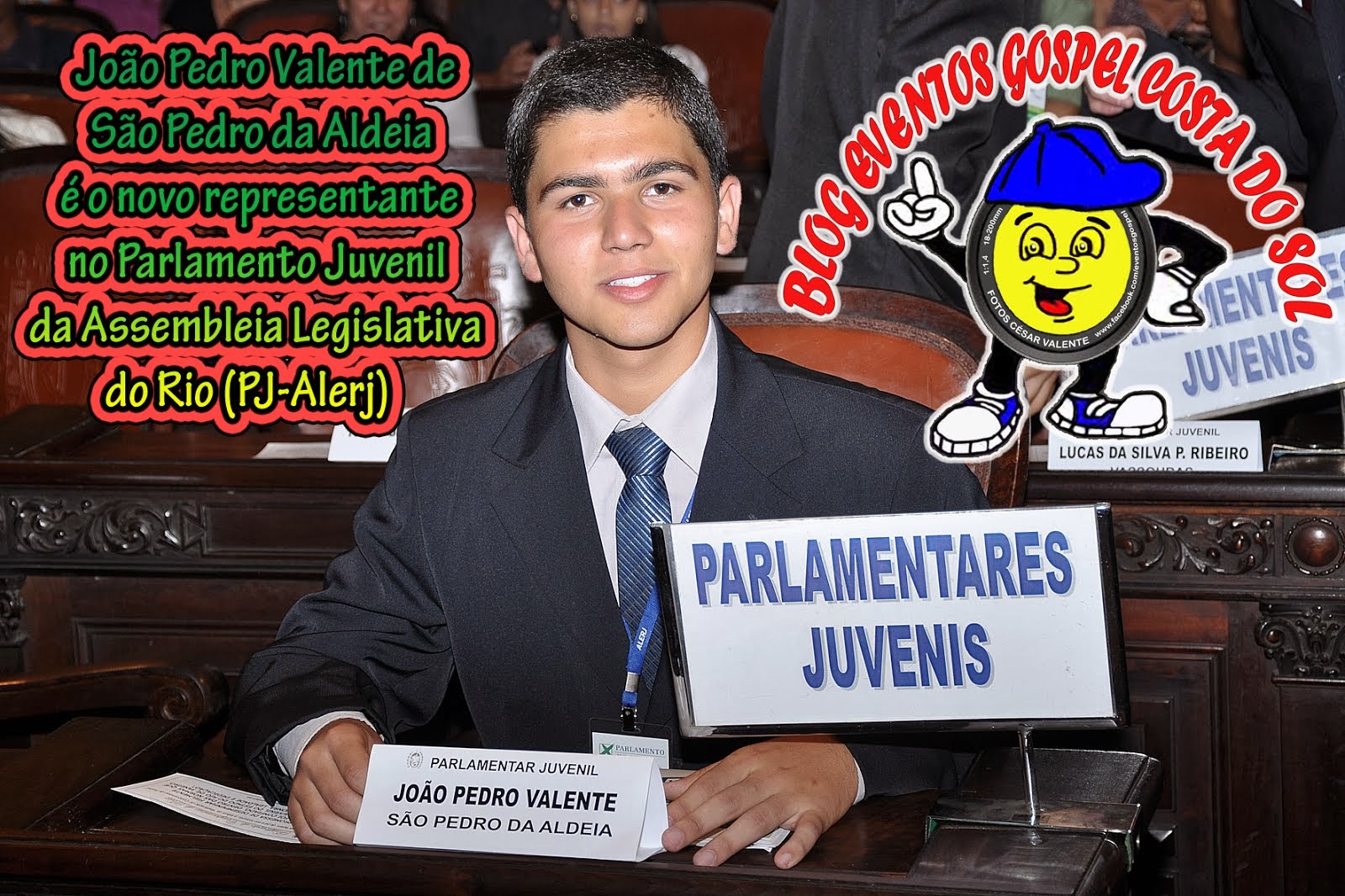 Cobertura Fotográfica 04-11 Novo Parlamentar Juvenil Evangélico João Pedro Valente (CLICK NA FOTO)