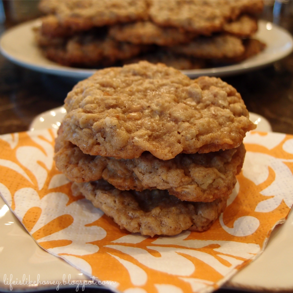Life is Like Honey Oatmeal Toffee Cookies