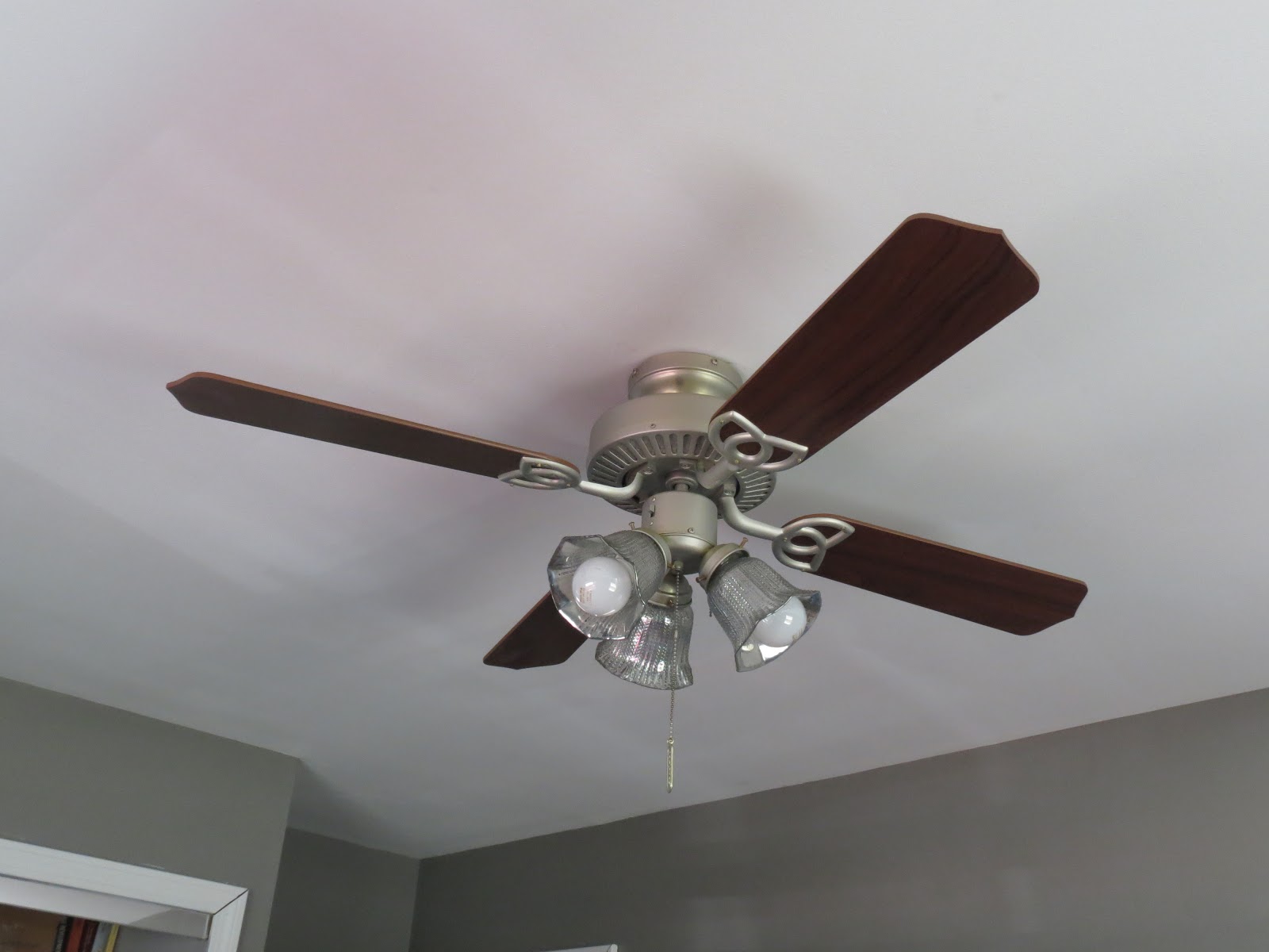 Walks Like Rain Serious Upcycle Ceiling Fan Update & DIY Mercury Glass