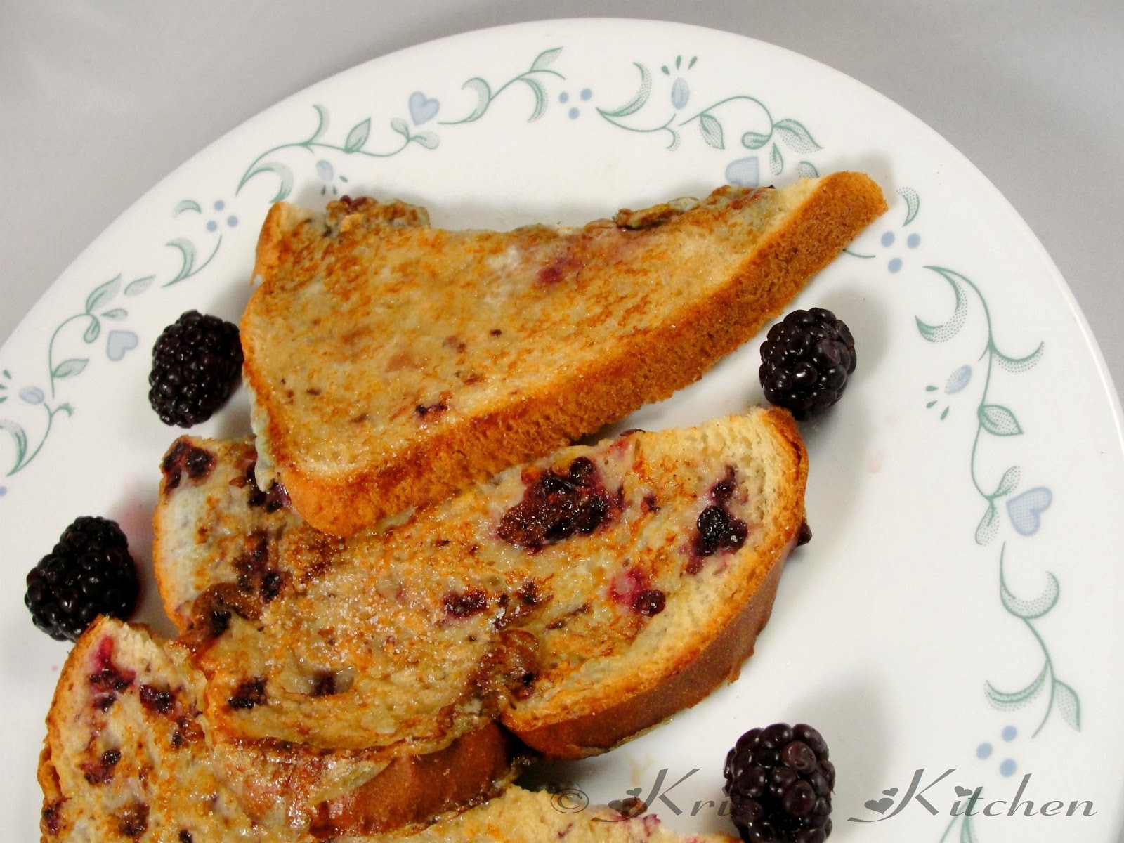 Blackberry french toast