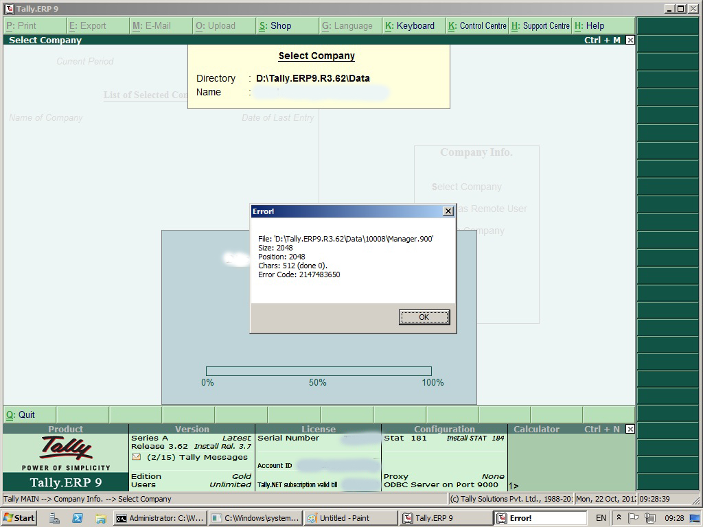Chandru: How to restore Tally Data from Auto backup?