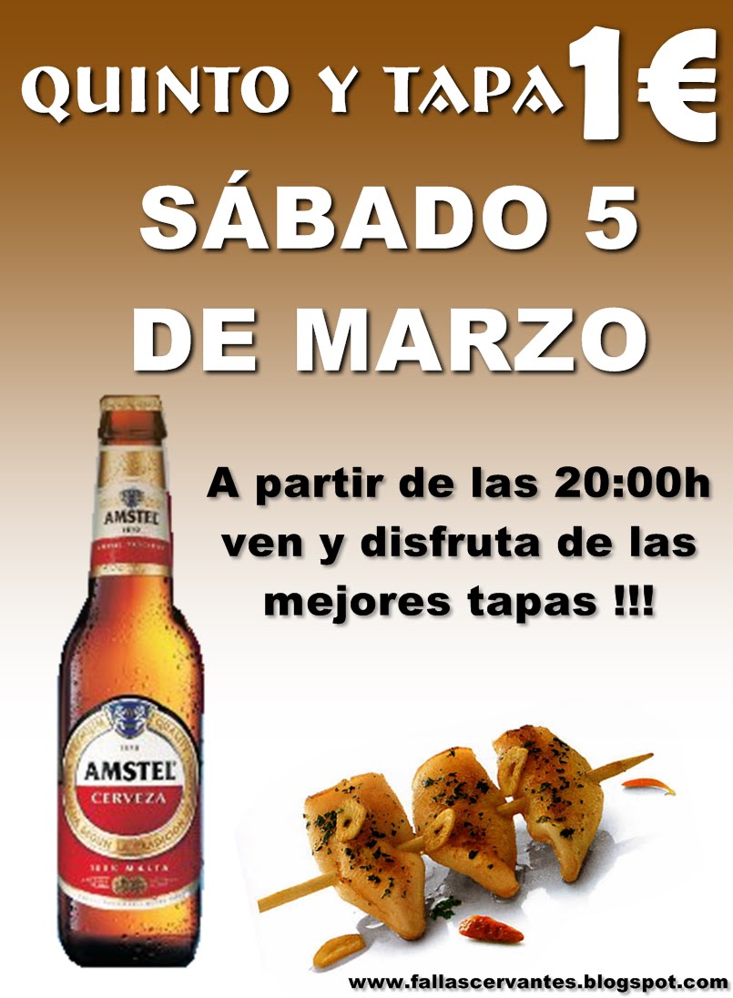 . QUINTO Y TAPA 1€