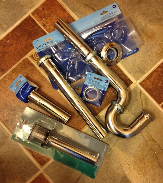 pile of plumbing parts