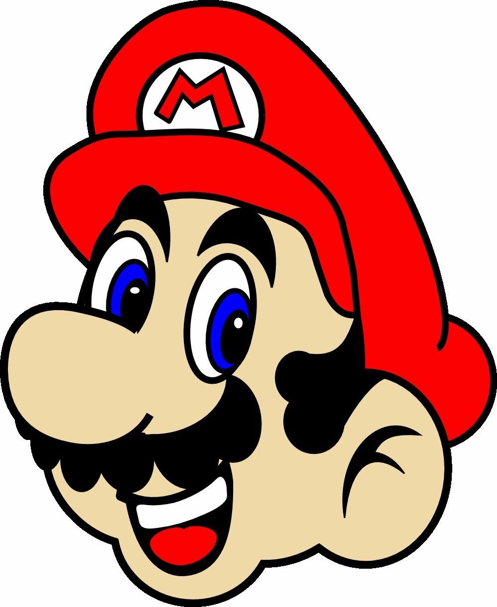 Cara de Mario Bros para colorear - Imagui