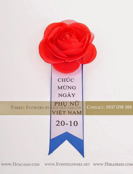 Hoa cài áo cho đại biểu tham dự hội nghị, sự kiện, event - 2