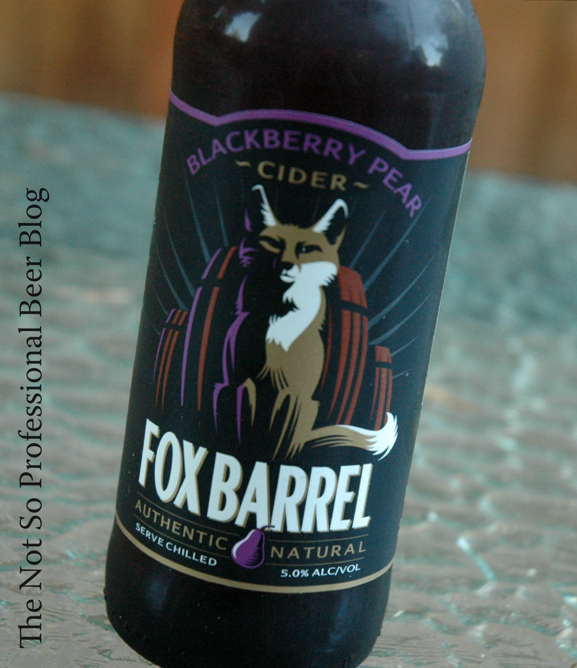 The Not So Professional Beer Blog Review Blackberry Pear Cider, Fox