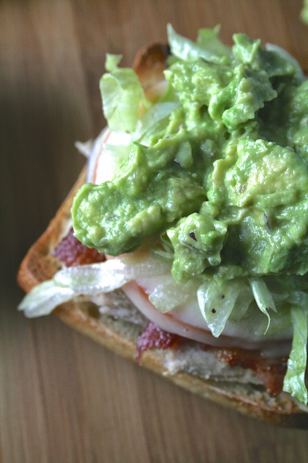 Oregon Transplant Turkey Bacon Guacamole Sandwiches