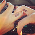 Cute infinity sign friendship tattoo on finger