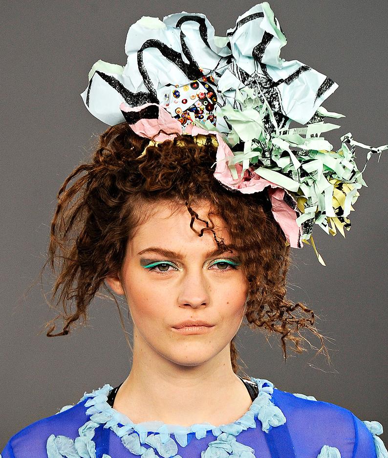 Fashion & Lifestyle Nasir Mazhar Paper Hats...Spring 2012 Womenswear