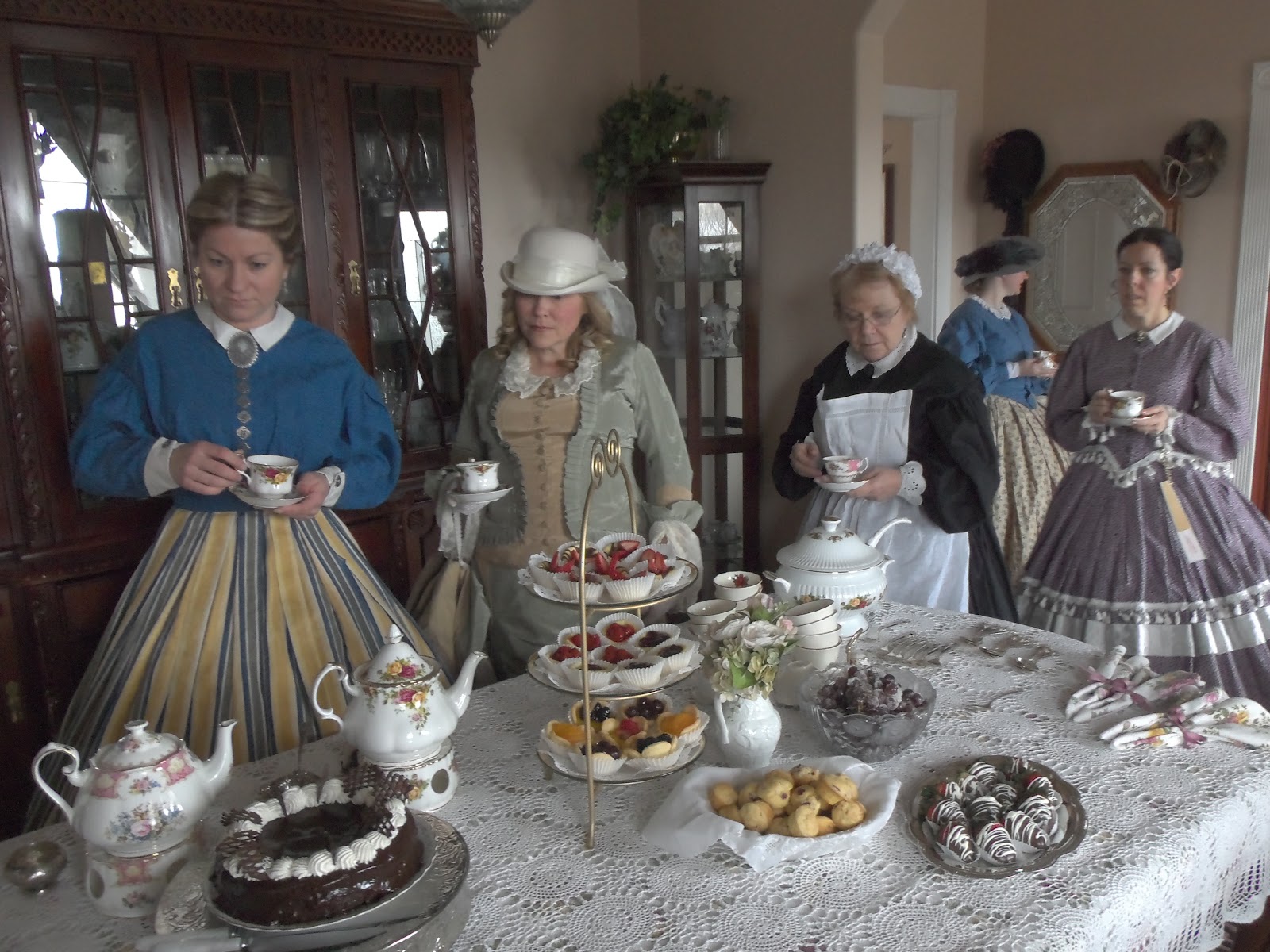 Happiness on a 1/2 Acre Who doesn't like a tea party?