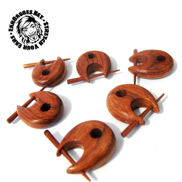Ear Gauges Ear Stretching Wooden Stirrups Added to The Collection