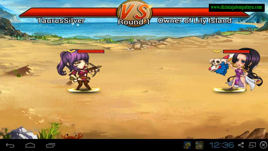 Tampilan Battle Tampilan Battle