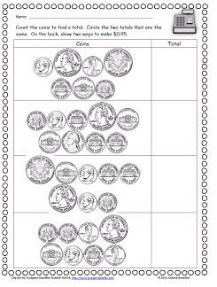 Money Coins Worksheets