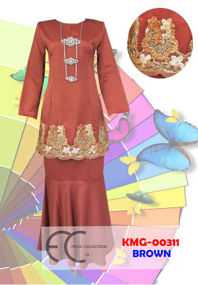 BAJU KURUNG MODEN GHANIAH - NEW COLOURS ~ FEYZA COLLECTION