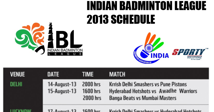 Indian Badminton League Live Streaming - IBL 2013 Indian Badminton League Live Streaming - IBL 2013