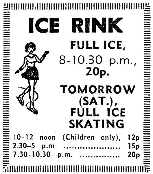 RETRO DUNDEE 2 ICE RINK ADS 1972 / 81