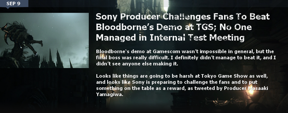 Bloodborne News