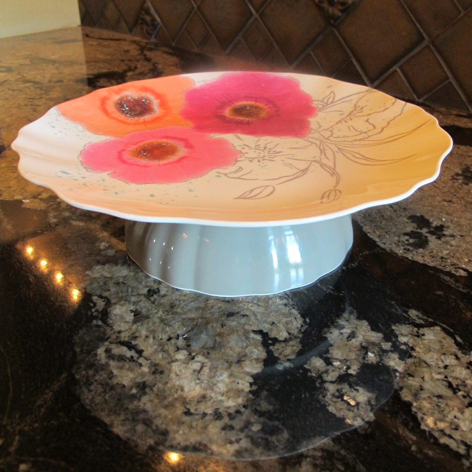 Sew what's cooking with Joan! Let's make a footed cake plate for MOM!