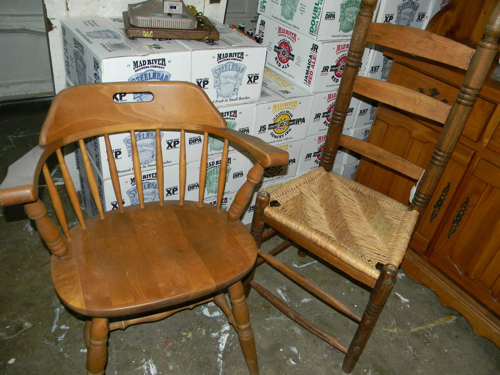Emily's Upcycled Furniture Wood chair makeovers