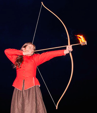 lighted arrows or girl on fire?