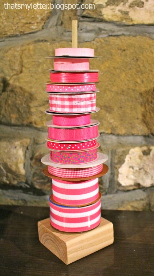 That's My Letter Easy Ribbon Organizer