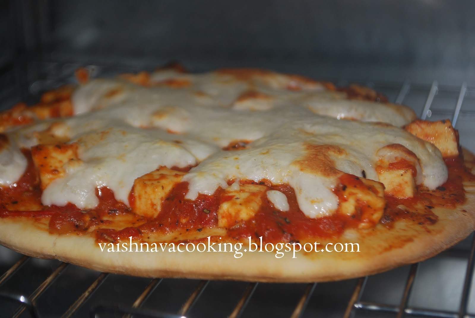 MY SATVIK KITCHEN PEPPY PANEER PIZZA