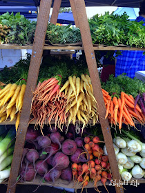 Heirloom carrots at Orange Grove markets