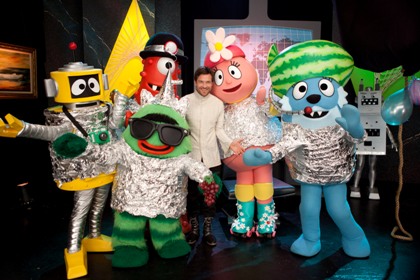 mama to the rescue yo gabba gabba bedding and dvd giveaway