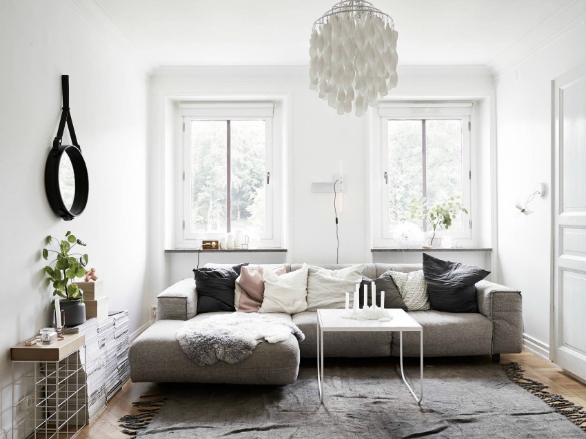 House of silver: lys og luftig lejlighed på bare 53 m2