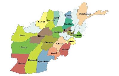 Karte von Afghanistan Land Bilder