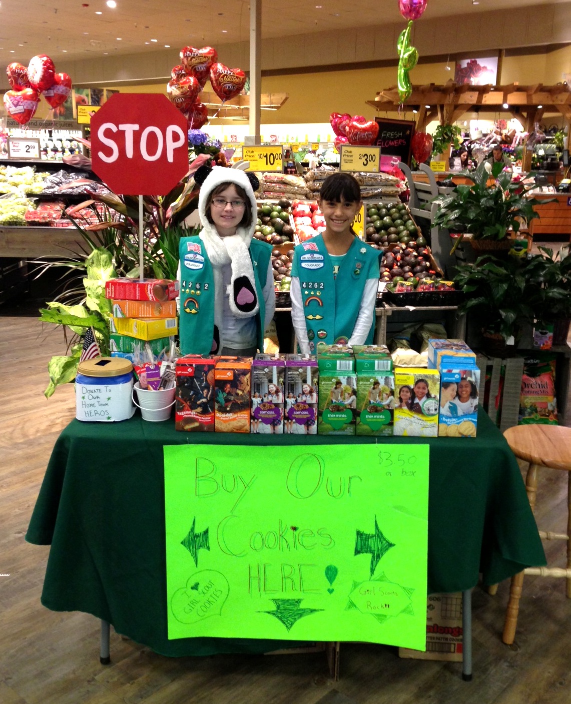The Diary of a Nouveau Soccer Mom: Girl Scout Cookie Booth Ideas