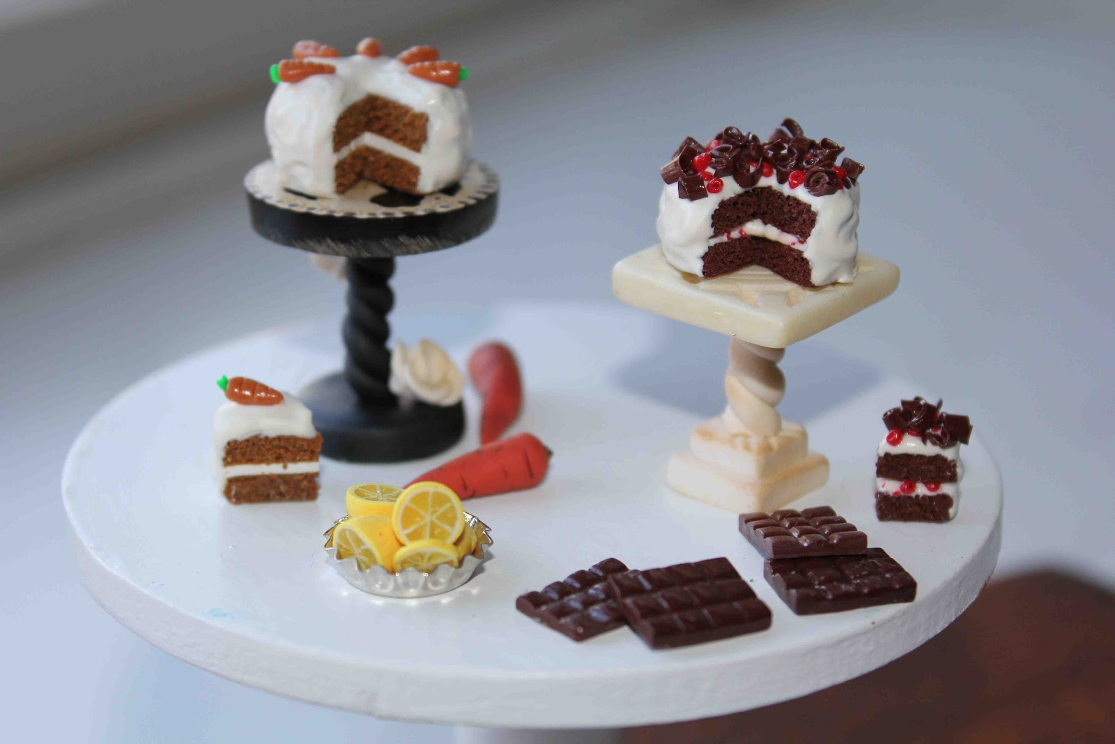 Diy Miniature Polymer Clay Cake Stand Diy Miniature Polymer Clay Cake Stand
