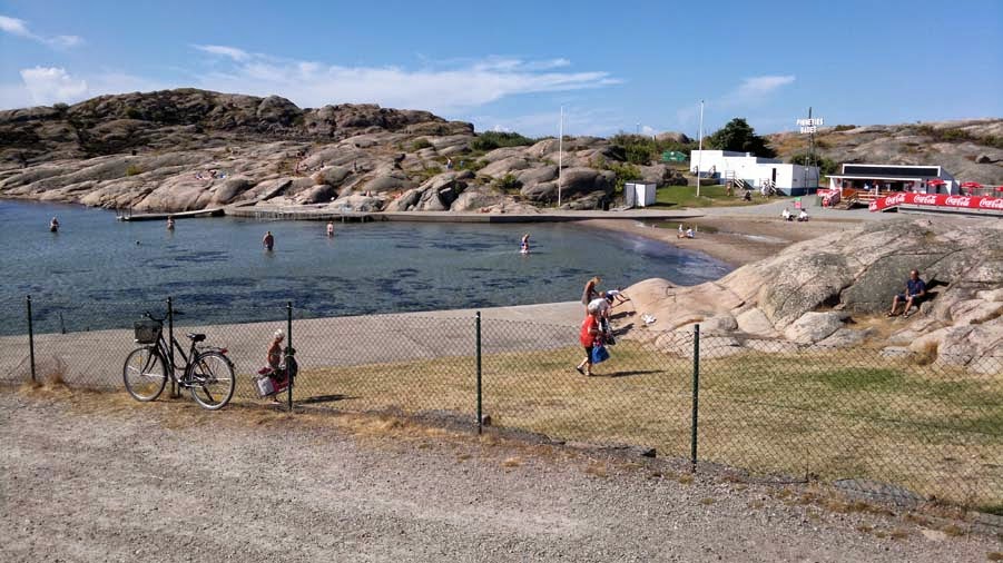 Pinneviksbadet översikt, Lysekil Pinneviksbadet översikt, Lysekil