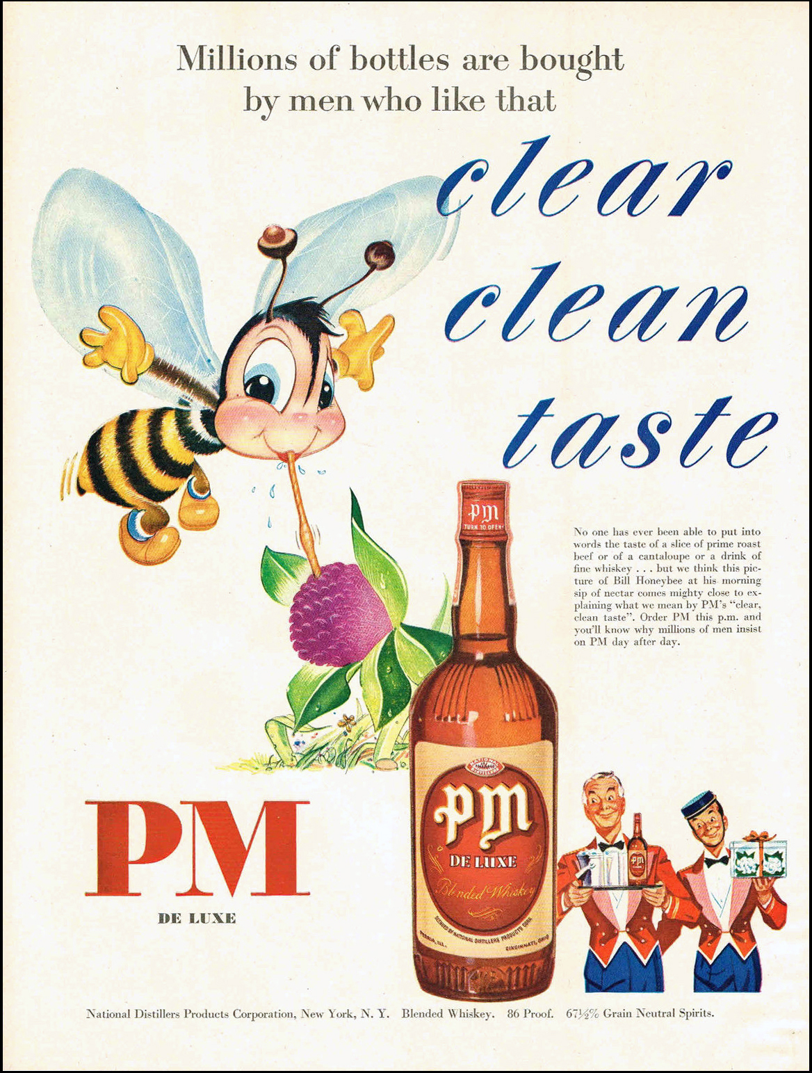 PM De Luxe Blended Whiskey - 1949