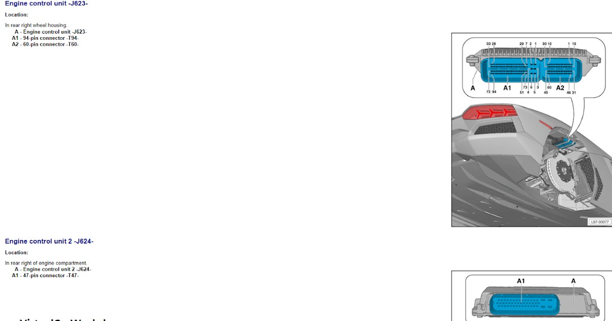 myVirtualCarWorkshop: Sneak view with Lamborghini Aventador wiring